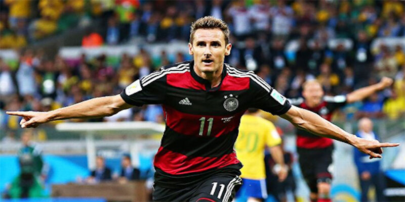 Miroslav Klose là một trong các huyền thoại bóng đá Đức
